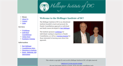 Desktop Screenshot of hellingerdc.com